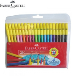 Флумастри 20 цвята Clip Faber-Castell
